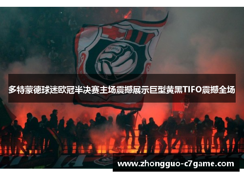 多特蒙德球迷欧冠半决赛主场震撼展示巨型黄黑TIFO震撼全场